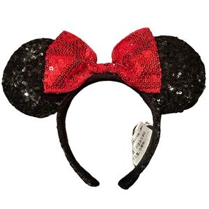 Black & Red Disney Minnie Ears